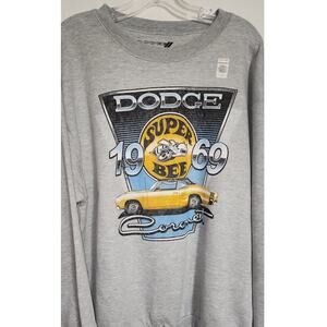 Dodge super bee XL men gray sweatshirt